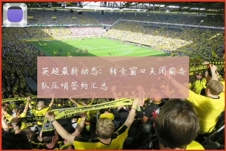 英超最新动态：转会窗口关闭前各队压哨签约汇总